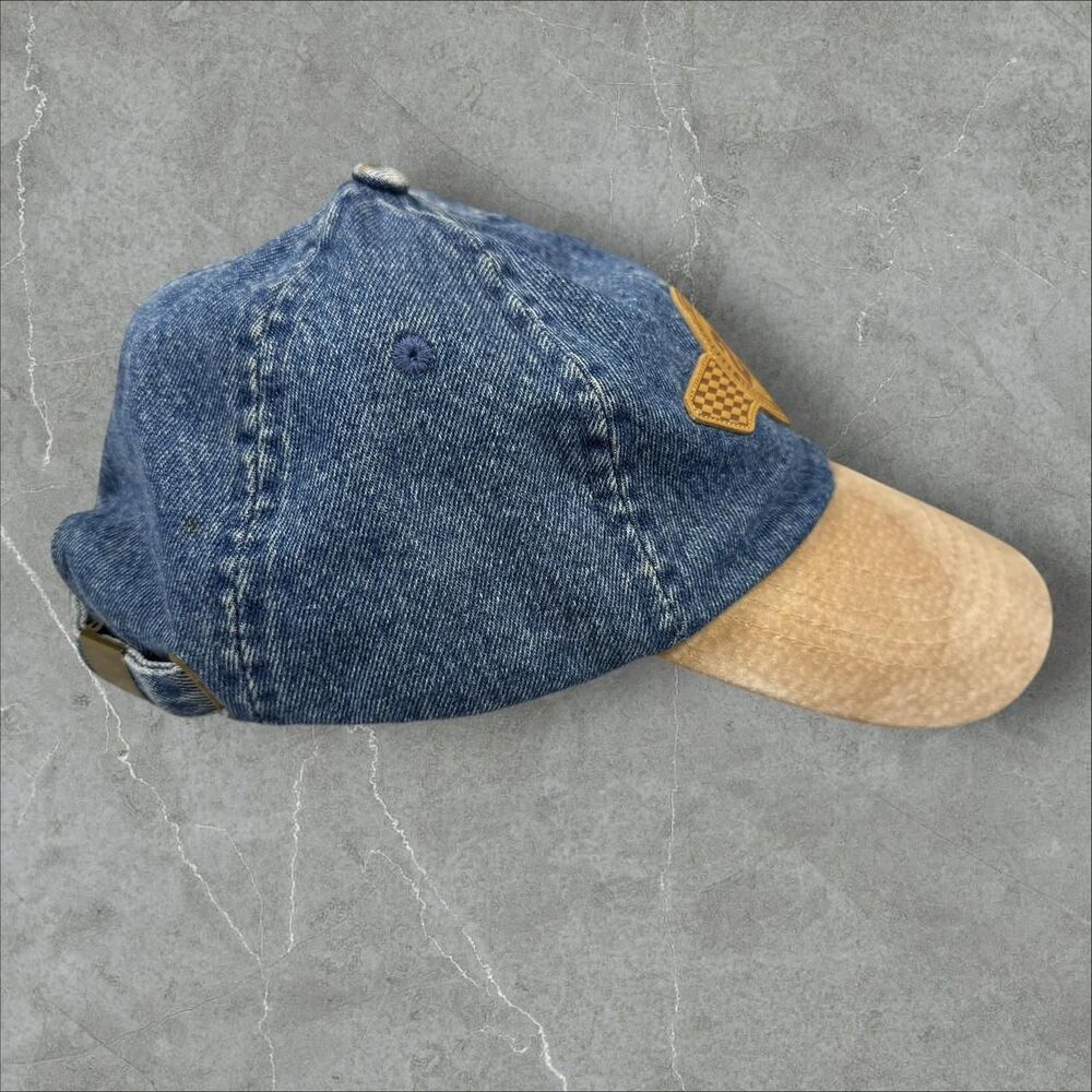 Vintage Jeff Gordon Suede & Denim Adjustable Nascar Racing #24 Hat - Picture 5 of 8